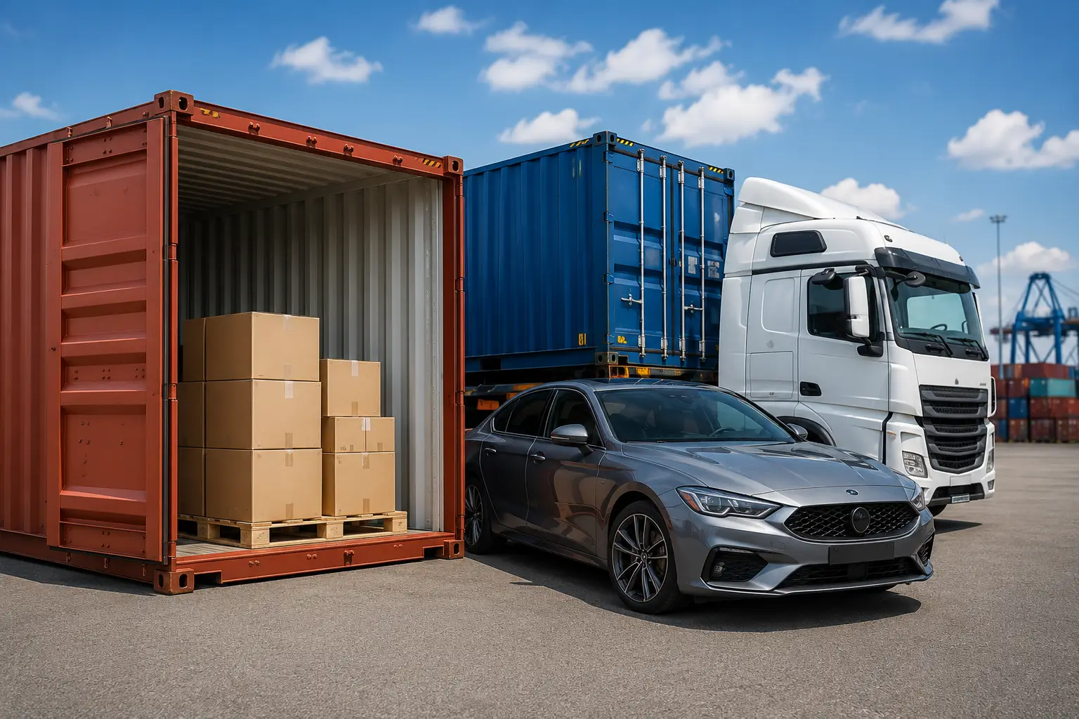 Desiccants and oxygen absorbers protecting food and automotive cargo